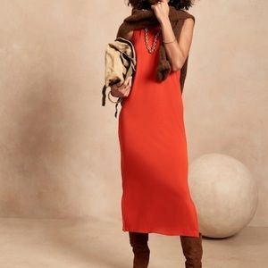 Banana Republic Ribbed Racerback Dress